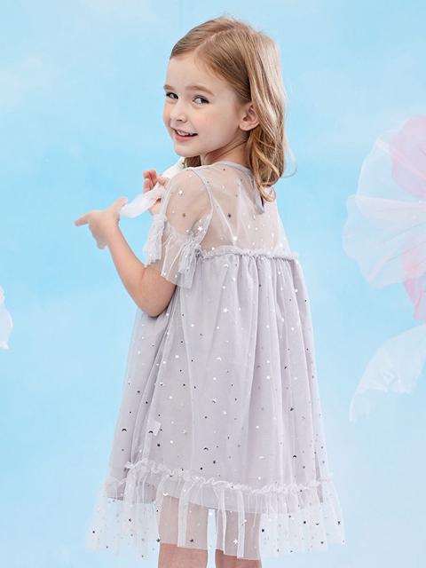 Poza produs Rochie eleganta cu aplicatii metalice 2-3 ani