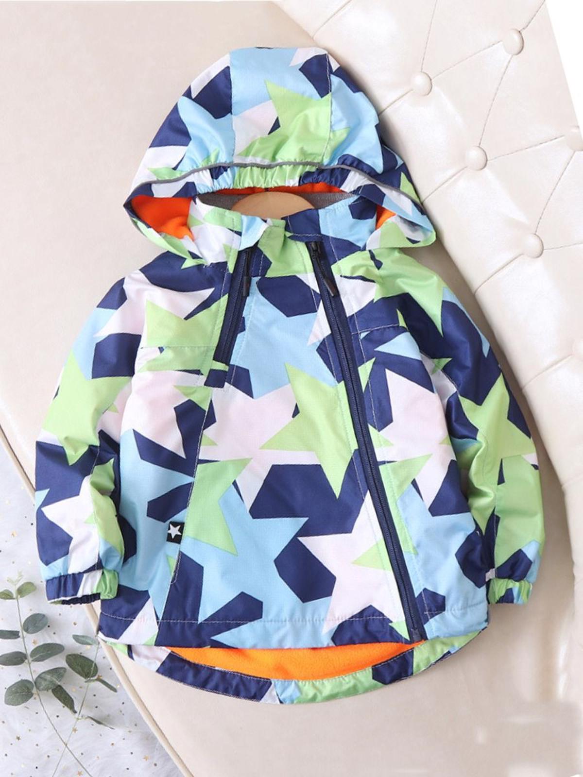 Poza produs Geaca captusita "Star Geometry", 3-4 ani