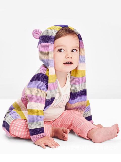 Poza produs Cardigan tricotat  multicolor fetite, 2 ani