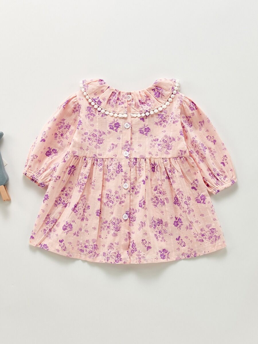 Poza produs Rochie eleganta "Purple Flower" 9-12 luni