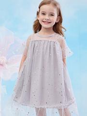 Rochie eleganta cu aplicatii metalice 2-3 ani