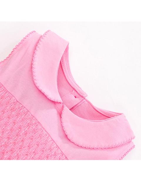 Poza produs Rochie cu guleras si aplicatii florale 18-24 luni