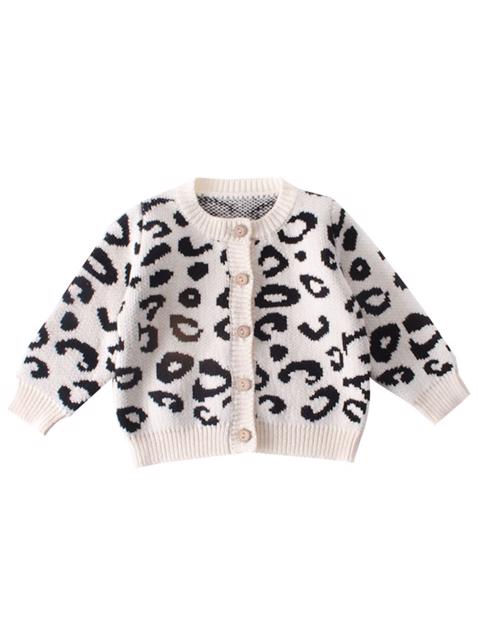 Poza produs Cardigan print leopard, 3-6 luni