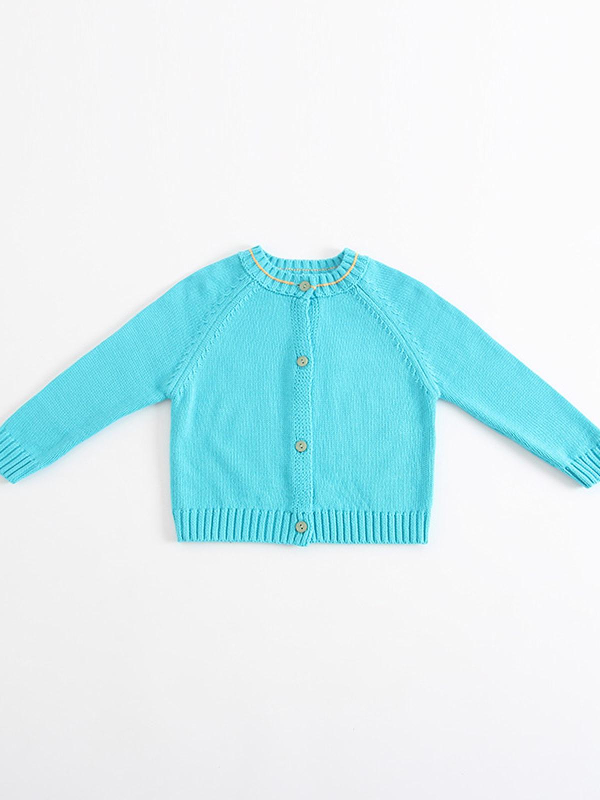 Poza produs Cardigan tricotat "Baby Blue", 12-18 luni