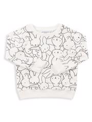 Bluza "Bunny print" bumbac organic, 2 ani