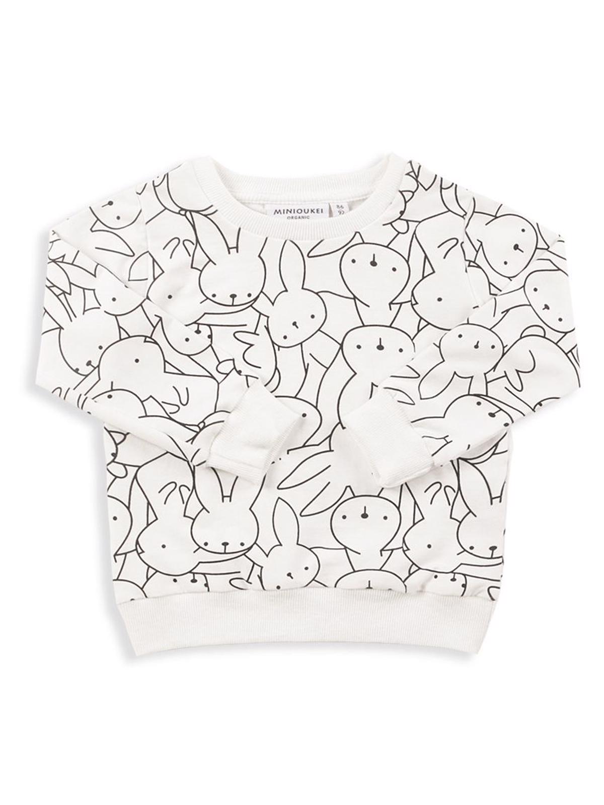 Poza produs Bluza  "Bunny print" bumbac organic, 12 luni