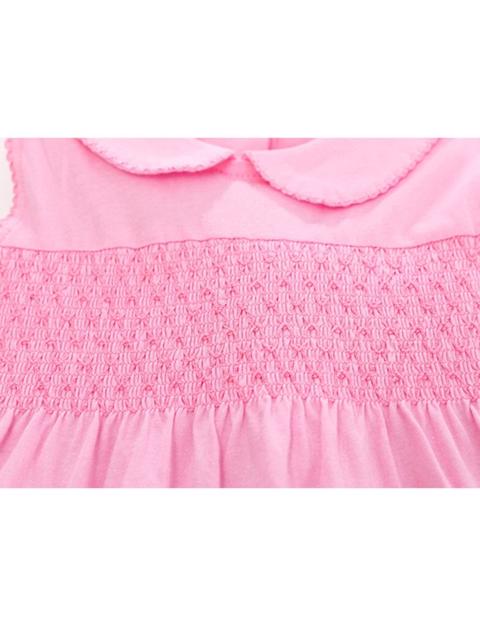 Poza produs Rochie cu guleras si aplicatii florale 18-24 luni