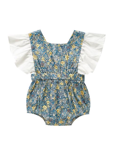 Poza produs Salopeta scurta cu bretele 12-18 luni