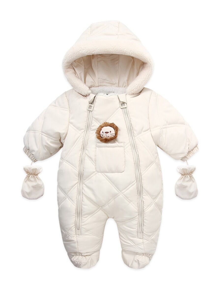 Poza produs Combinezon iarna crem "Baby Lion", 6-9 luni