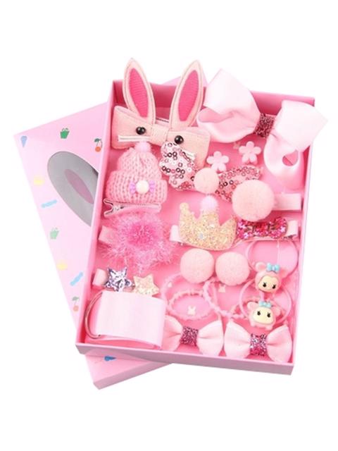 Poza produs Set accesorii par, culoare roz