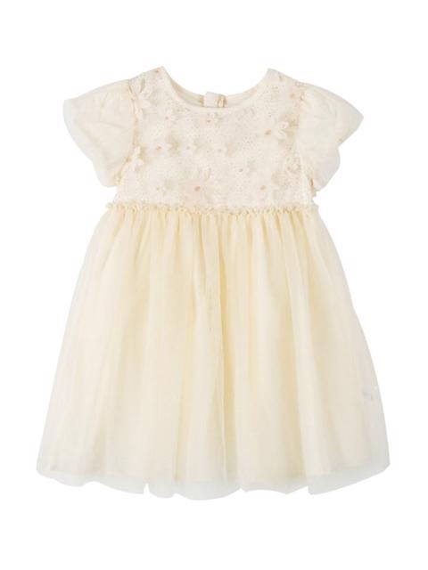 Poza produs Rochie eleganta cu aplicatii florale 3-4 ani