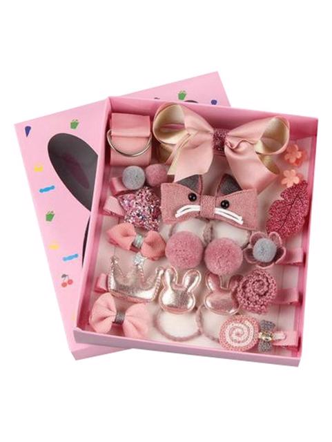 Poza produs Set accesorii par, culoare roz somon