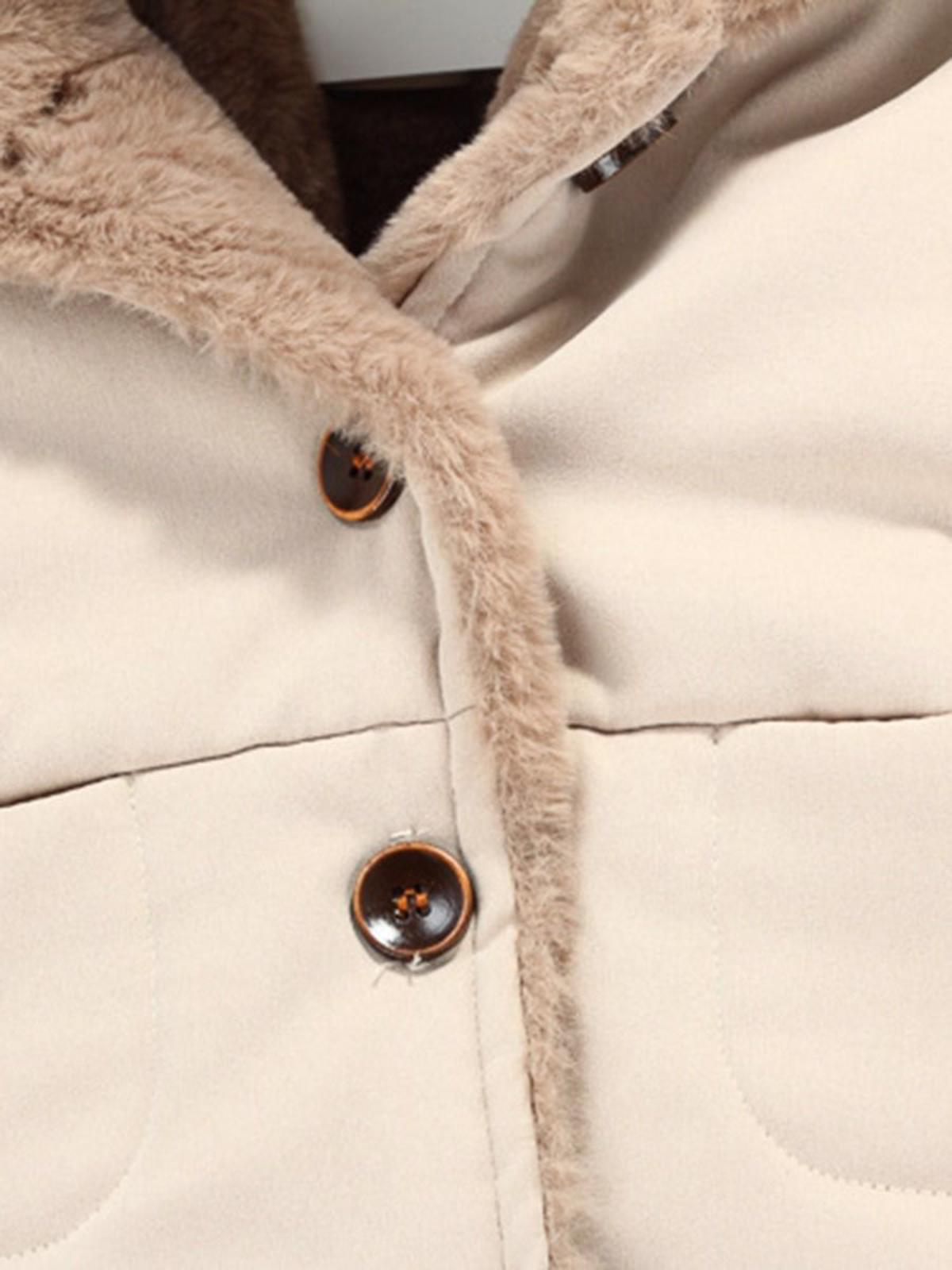 Poza produs Geaca iarna cu gluga blanita, 9-12 luni