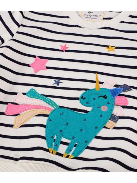 Poza produs Bluza "Stripe Unicorn", 2-3 ani