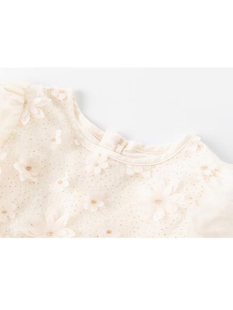 Poza produs Rochie eleganta cu aplicatii florale 2-3 ani