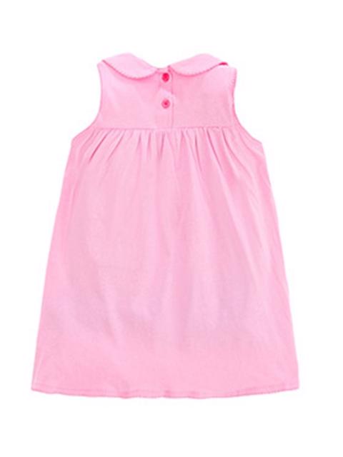 Poza produs Rochie cu guleras si aplicatii florale 18-24 luni